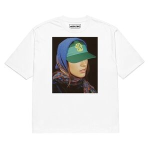 White T-Shirt with Graphic Print